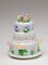 Ceramic Wedding Cake with Tulip Flowers Jewelry Box, Wedding Décor or Gift, Anniversary Décor or Gift, Home Décor, Vanity Decor